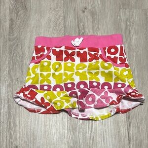 Colorful Graphic Skort